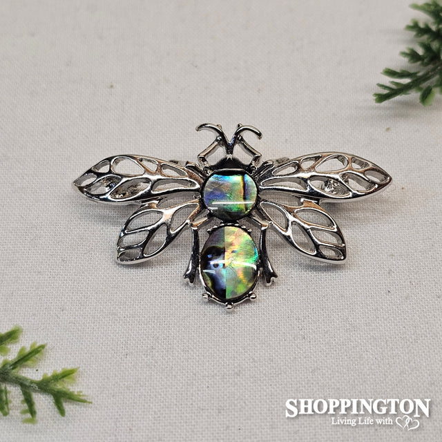 Brooch - Paua Bee
