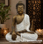 Buddha Sitting Chakra 50cm - Gold & Cream