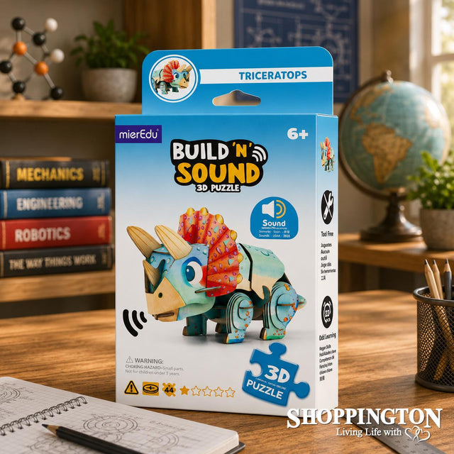 Build n Sound 3D Puzzle - Triceratops