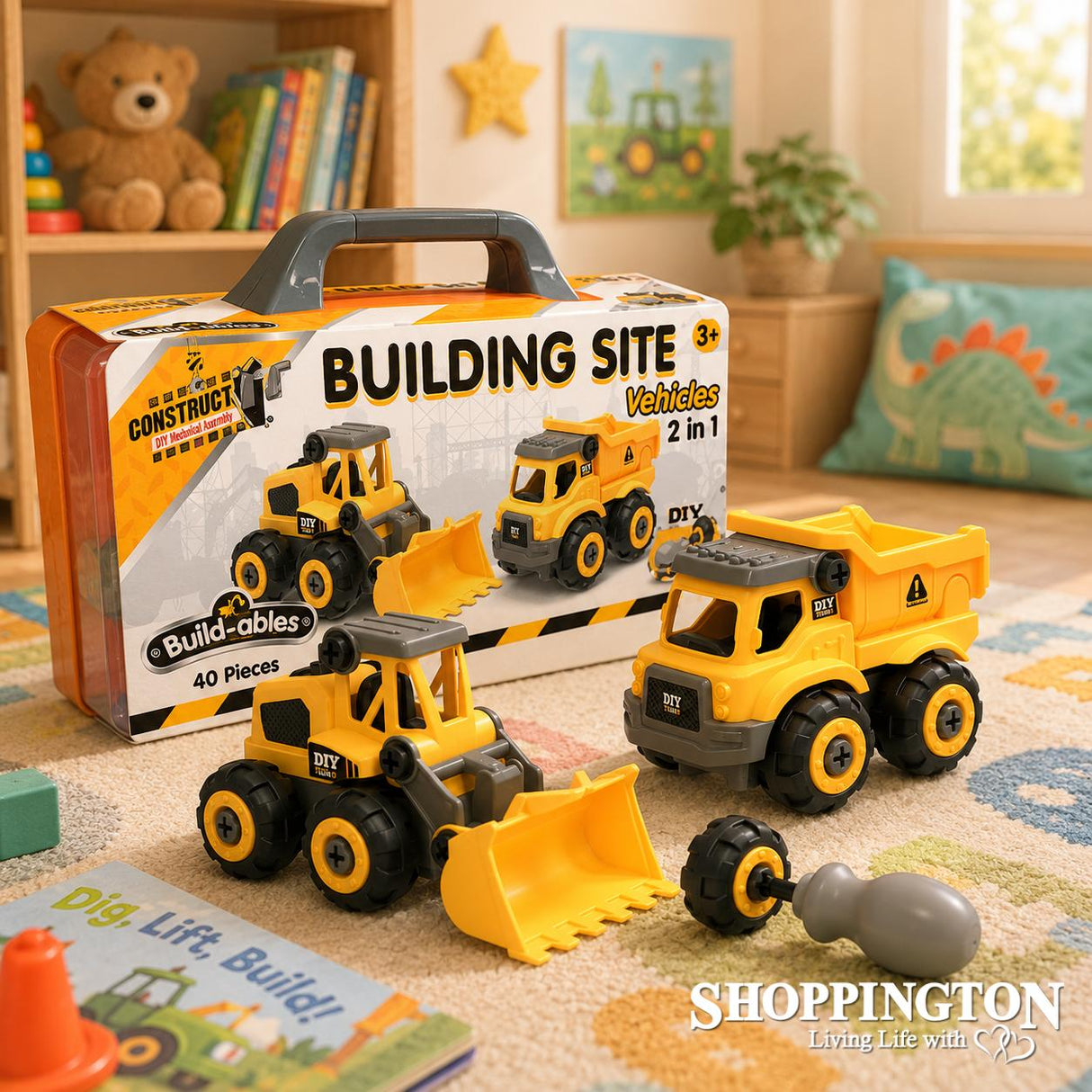 Buildables - Building Site Vehicles 2-in-1
