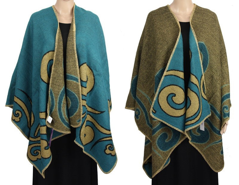 Cape - Curl Design Teal
