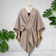 Cape - Loop Tie Taupe