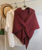 Cape - Pull Throw Burgundy