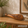 Carved Wooden Patu - Paua Insert