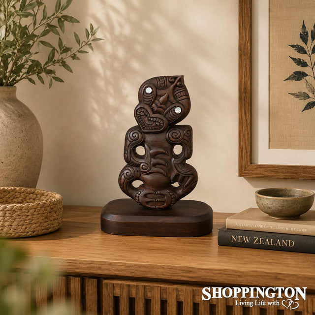 Carved Wooden Tiki 180mm