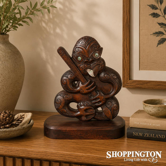 Carved Wooden Tiki 210mm