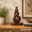 Carved Wooden Twist Large 300mm