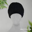 Cashmere Blend Beanie - Black