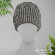 Cashmere Blend Beanie - Grey