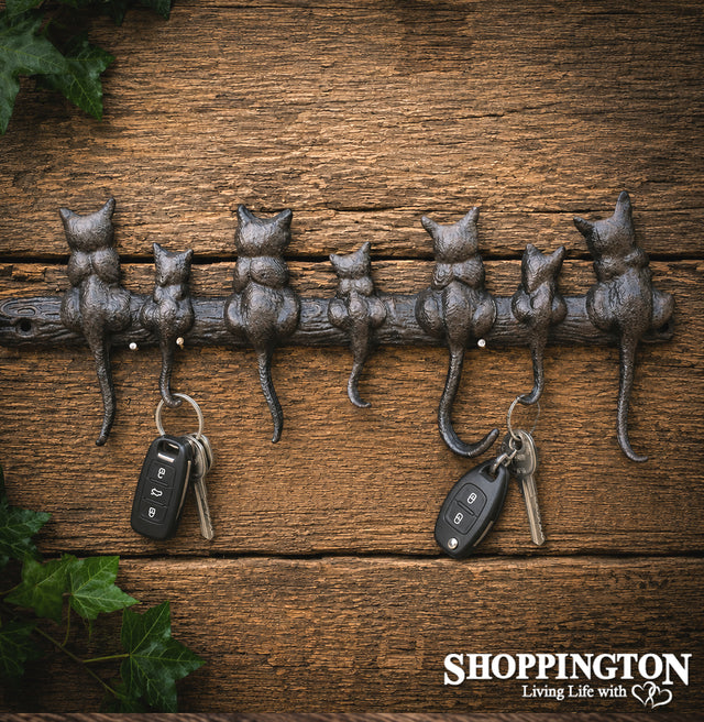 Cast Iron Cat Tail Hanger
