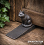 Cast Iron Door Stop - Cat Wedge