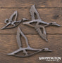 Cast Iron Duck Wall Art - Set of 3