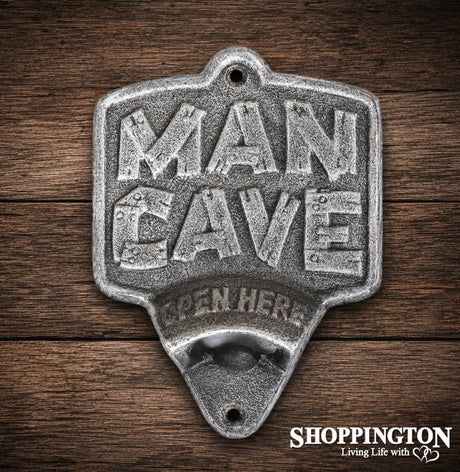 Cast Iron Man Cave Bottle Opener