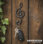 Cast Iron Music Note Single Hook