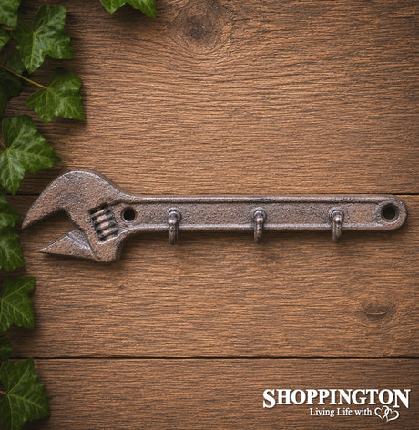 Cast Iron Spanner Key Hook
