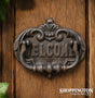 Cast Iron Welcome Door Knocker