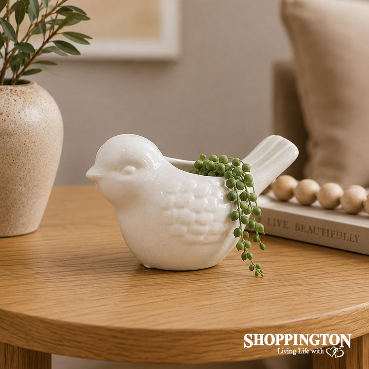 Ceramic Bird Planter