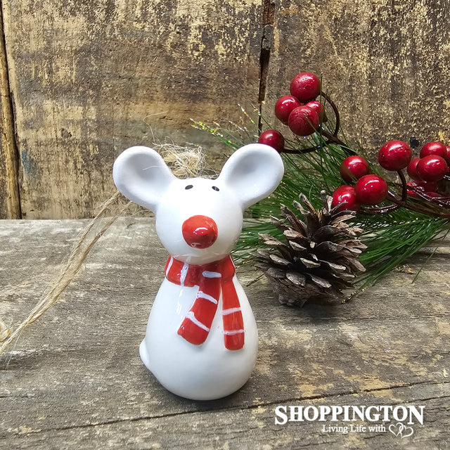 Ceramic Christmas Decoration - Mouse