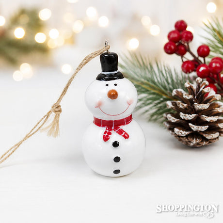 Ceramic Christmas Decoration - Snowman