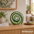 Ceramic Koru Swirl - Green