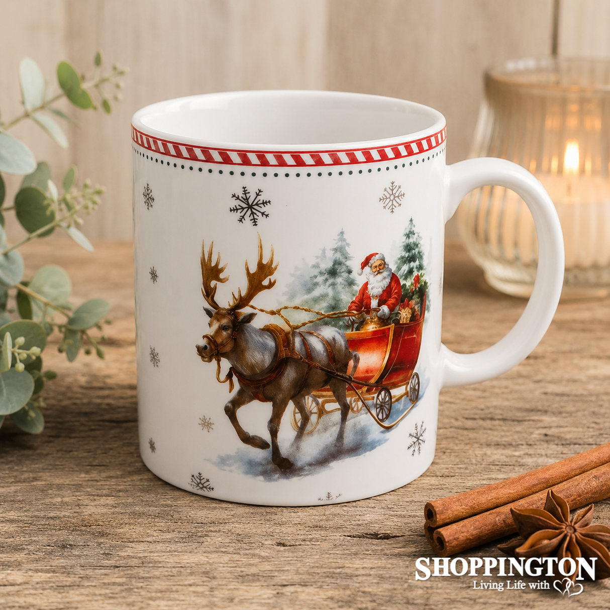 Mug - Magical Christmas Santa Sleigh