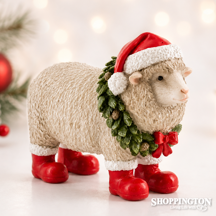 Traditional Sheep Christmas Decoration