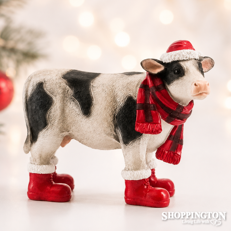 Traditional Cow Christmas Decoration