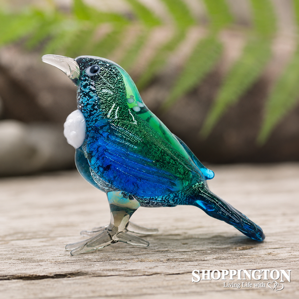 NZ Native Birds - Glass Tui 5.5cm