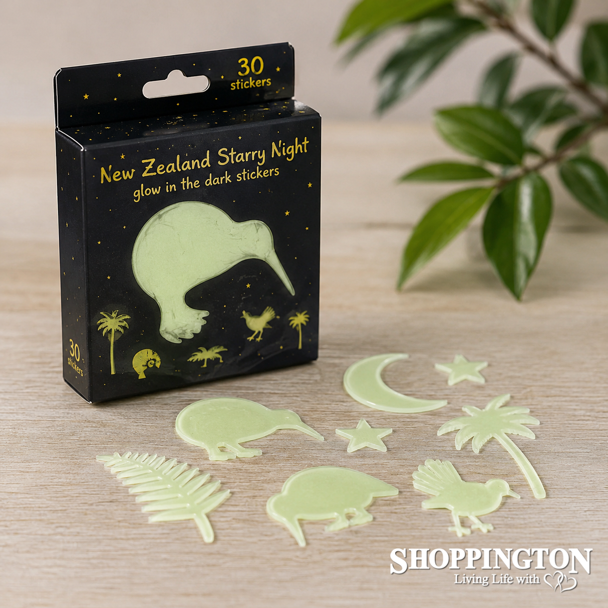 Kiwiana Glow In The Dark Starry Night Stickers