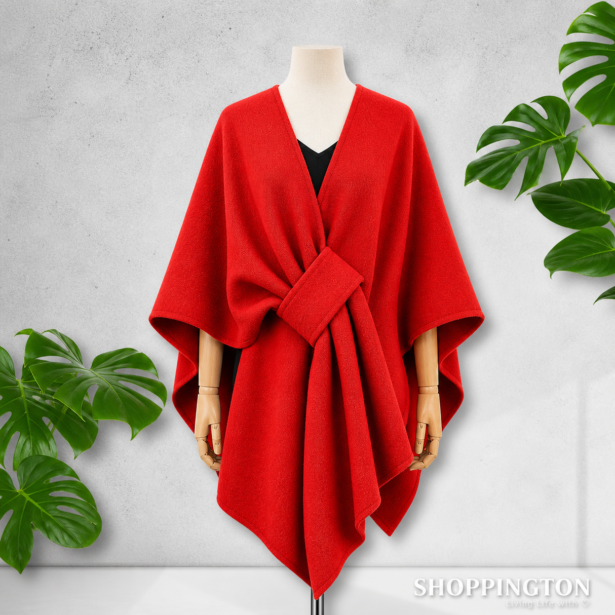 Cape - Loop Tie Red