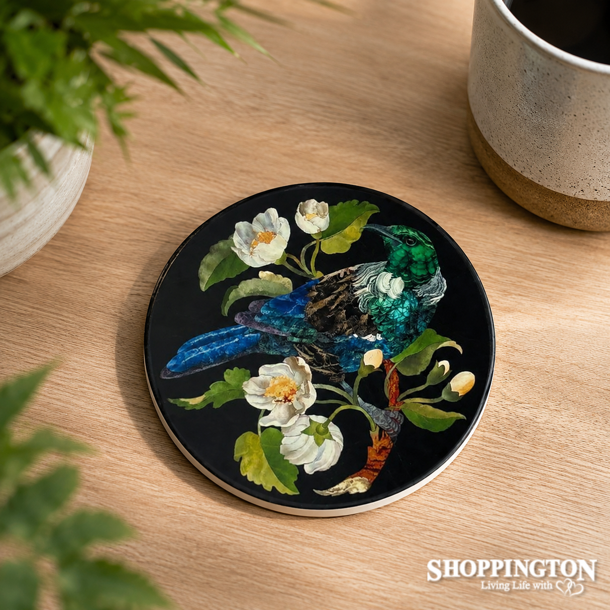 NZ Inspired Ceramic Coasters - Tui