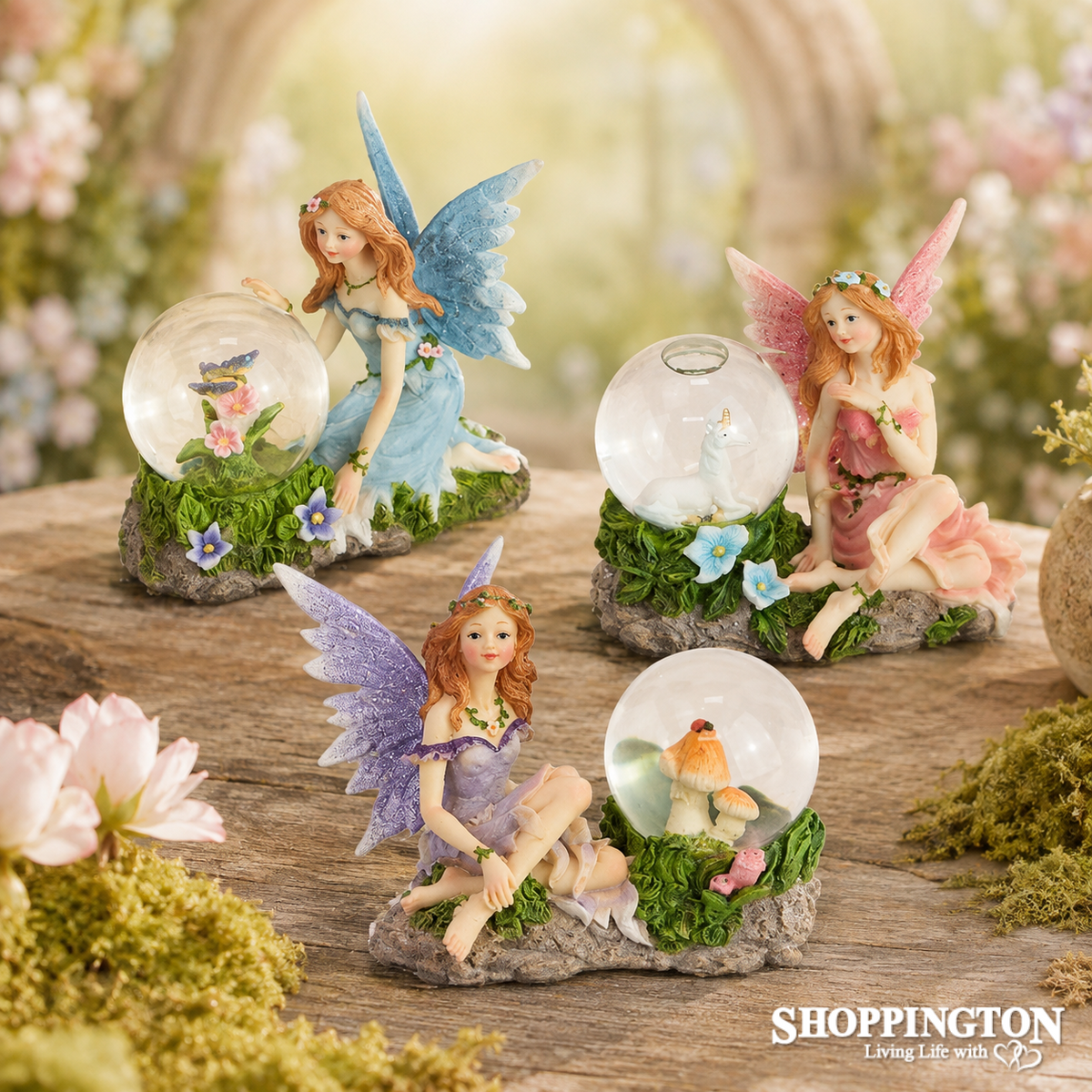 Sitting Fairy Water Ball