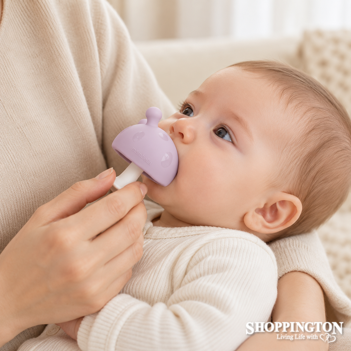 Mushroom Teether - Lavender