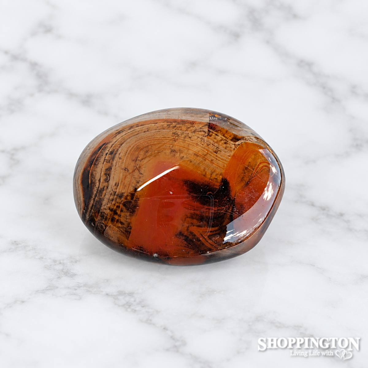 Palm Stone -Sardonyx  #1