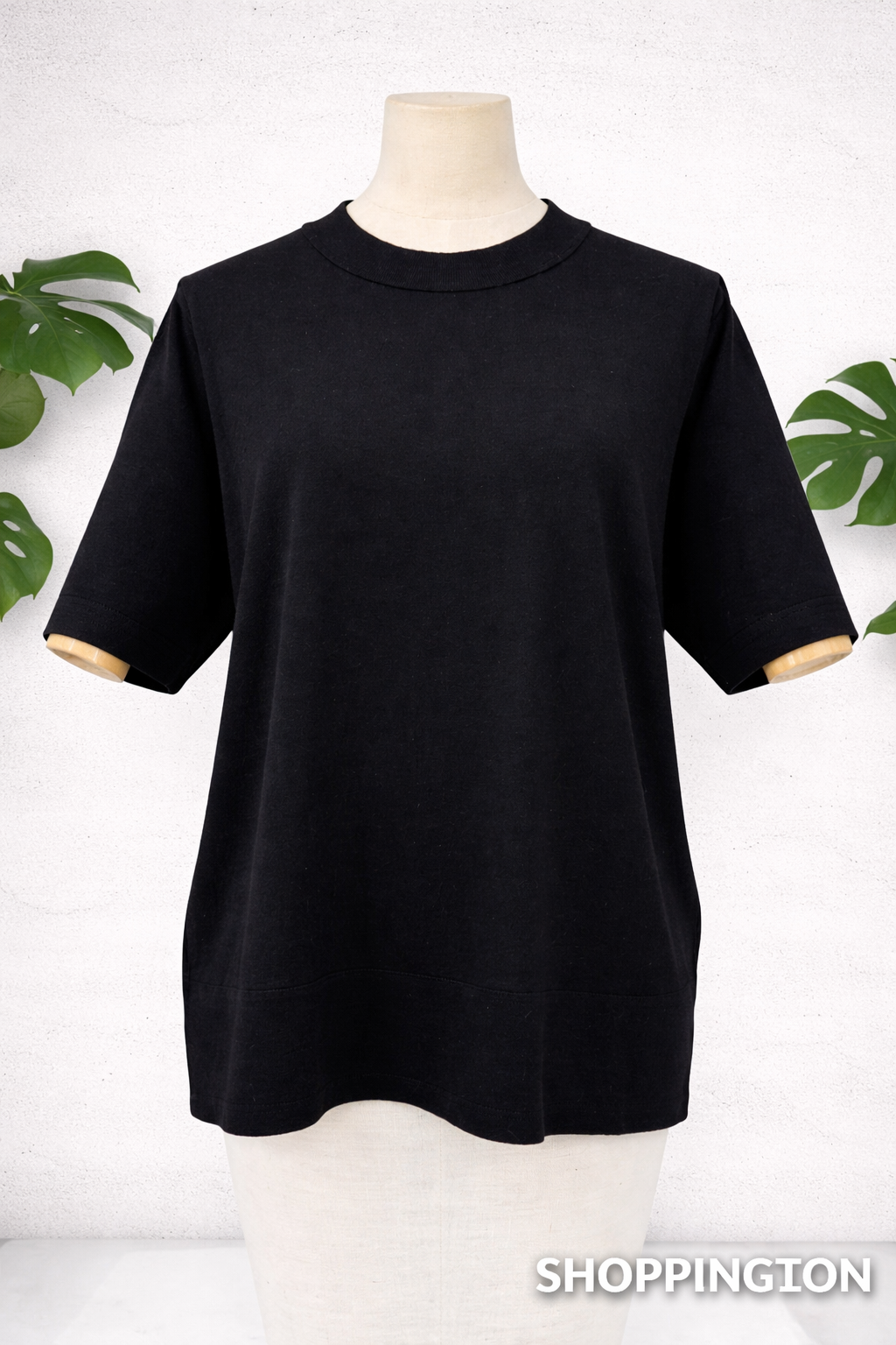 Casual Black Tee Top