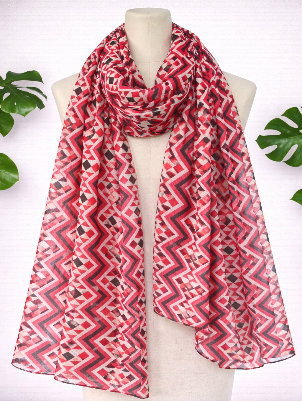 Pacifica Geometric Design Scarf