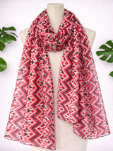 Pacifica Geometric Design Scarf