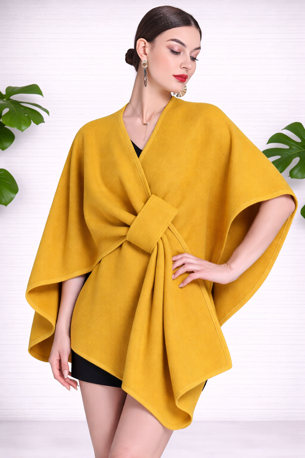 Cape - Loop Tie Mustard
