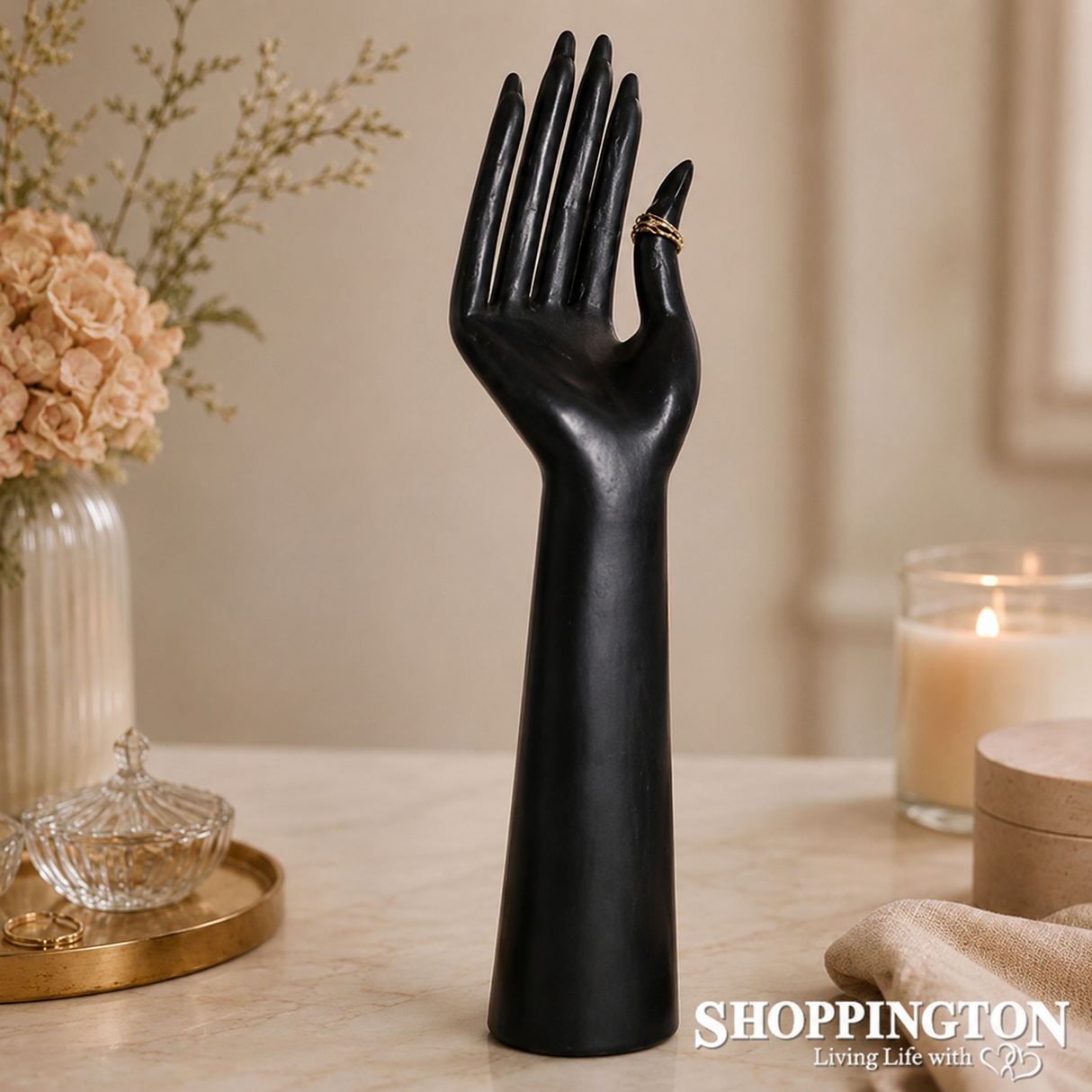 Jewellery Hanger - Wooden Hand Display / 40cm