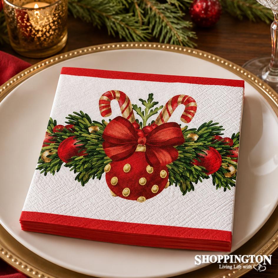 Christmas Bauble Napkins