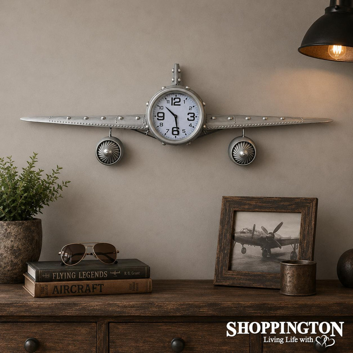 Clock - Wall Aeroplane