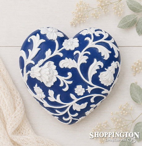 Collectable Heart - Blue Floral
