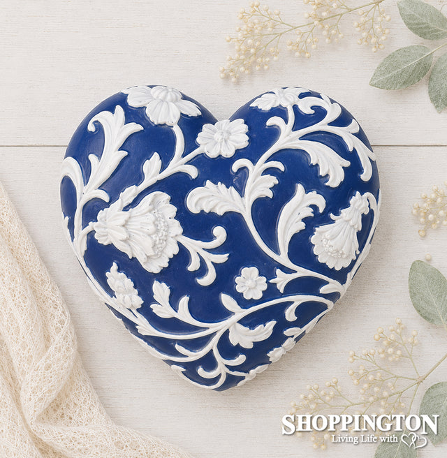 Collectable Heart - Blue Floral
