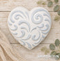 Collectable Heart - Blue Swirl