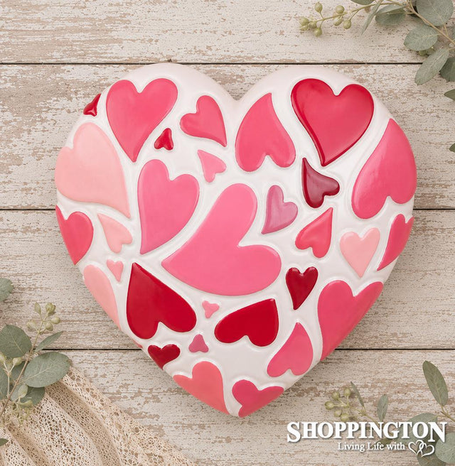 Collectable Heart - Pink Abstract Hearts