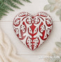 Collectable Heart - Red Fleur