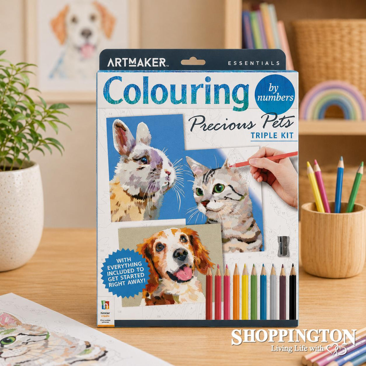 Colouring By Numbers - Precious Pets