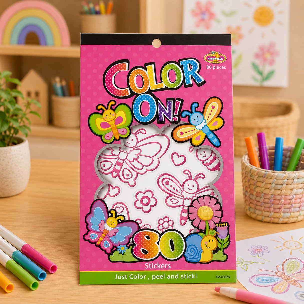 Colouring Stickers - Butterflies