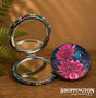 Compact Mirror NZ Print - Tui in Dahlia - Anita Madhav