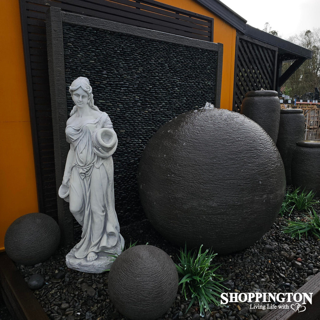 Concrete Ball Water Feature 100cm x 125cm